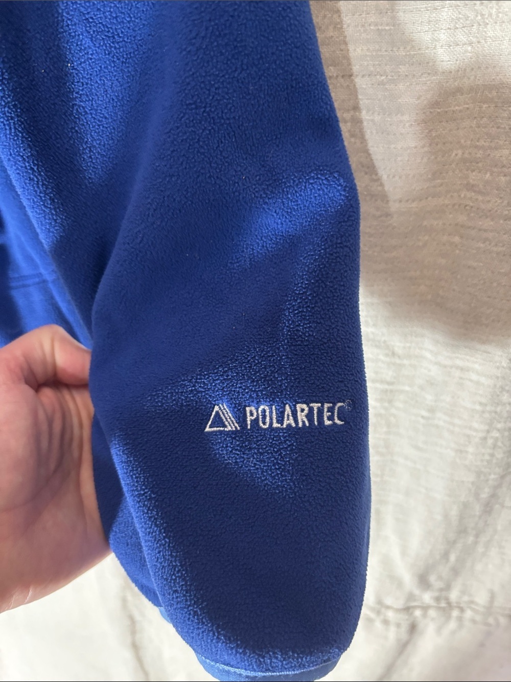 L.L. Bean Women’s Polartec Full-Zip Fleece Jacket Blue Size M EUC - Picture 6 of 12
